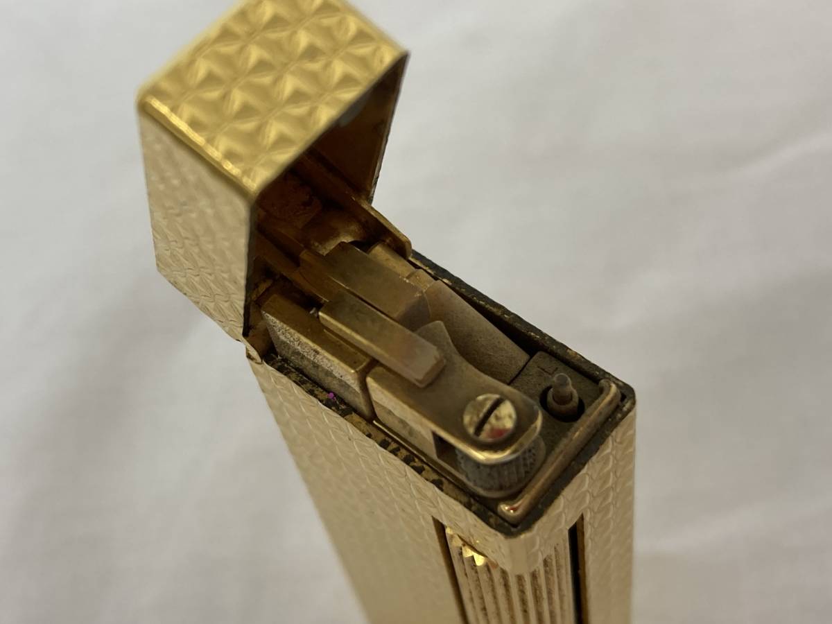 OM59】(O)DUNHILL ダンヒル ローラー ガスライター ゴールドカラー 