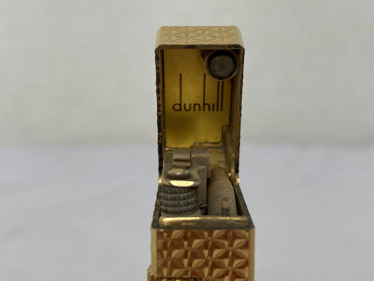 OM59】(O)DUNHILL ダンヒル ローラー ガスライター ゴールドカラー 