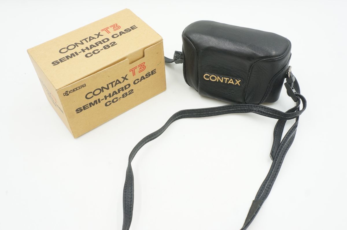 ★☆全額返金保証！最速発送！【CONTAX T3用 SEMI-HARD CASE CC-82】★☆（202212-13682-kaitori）