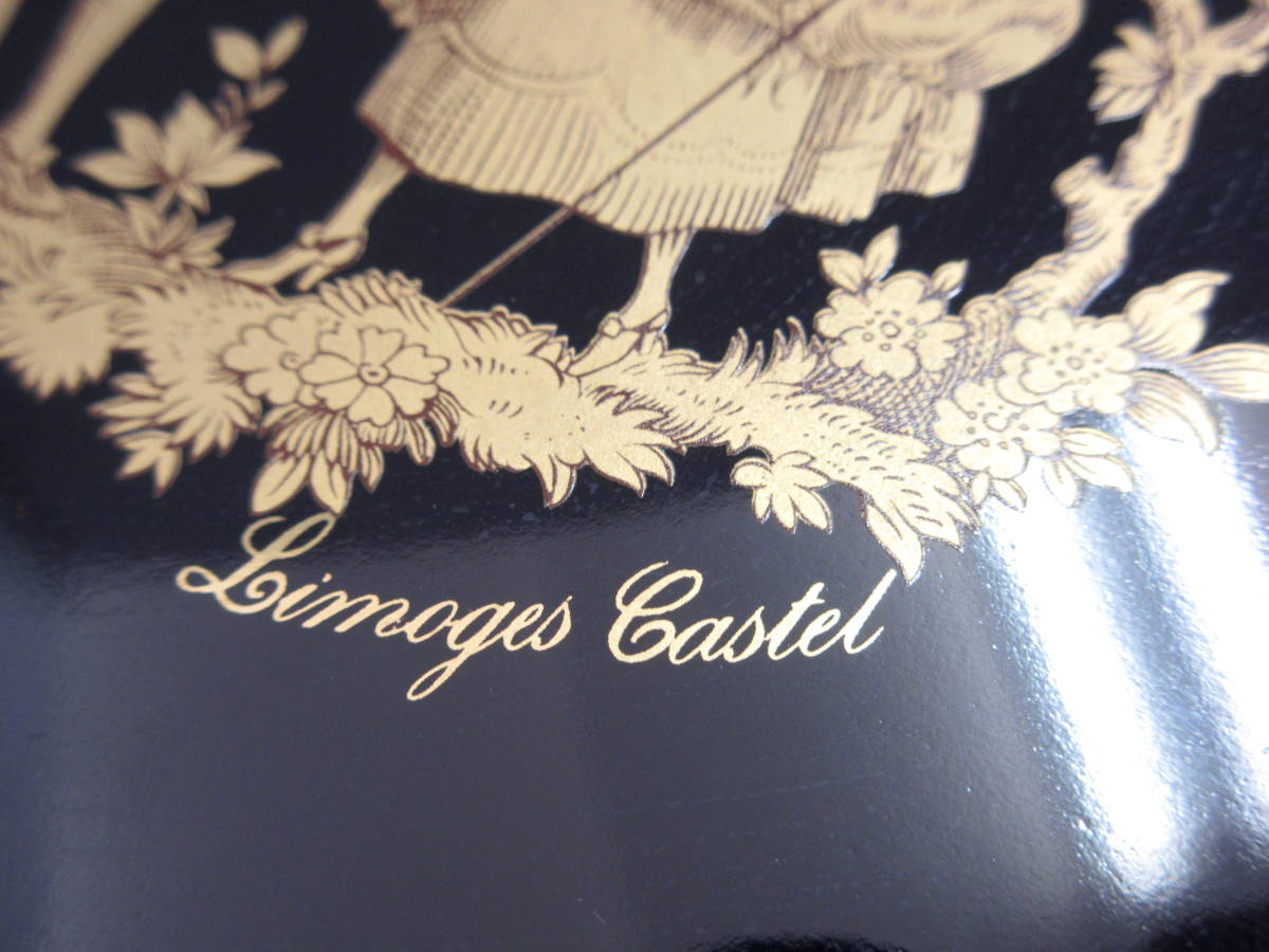 ☆LIMOGES CASTEL リモージュキャッスル プレート 22K GOLD 金彩 飾り 