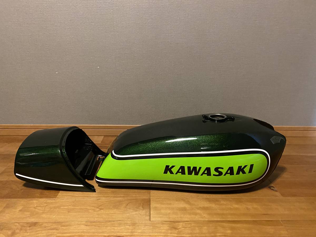 250SS 400SS 500SS H1D マッハ タンクステッカー 刀ライン マルーン 3M 