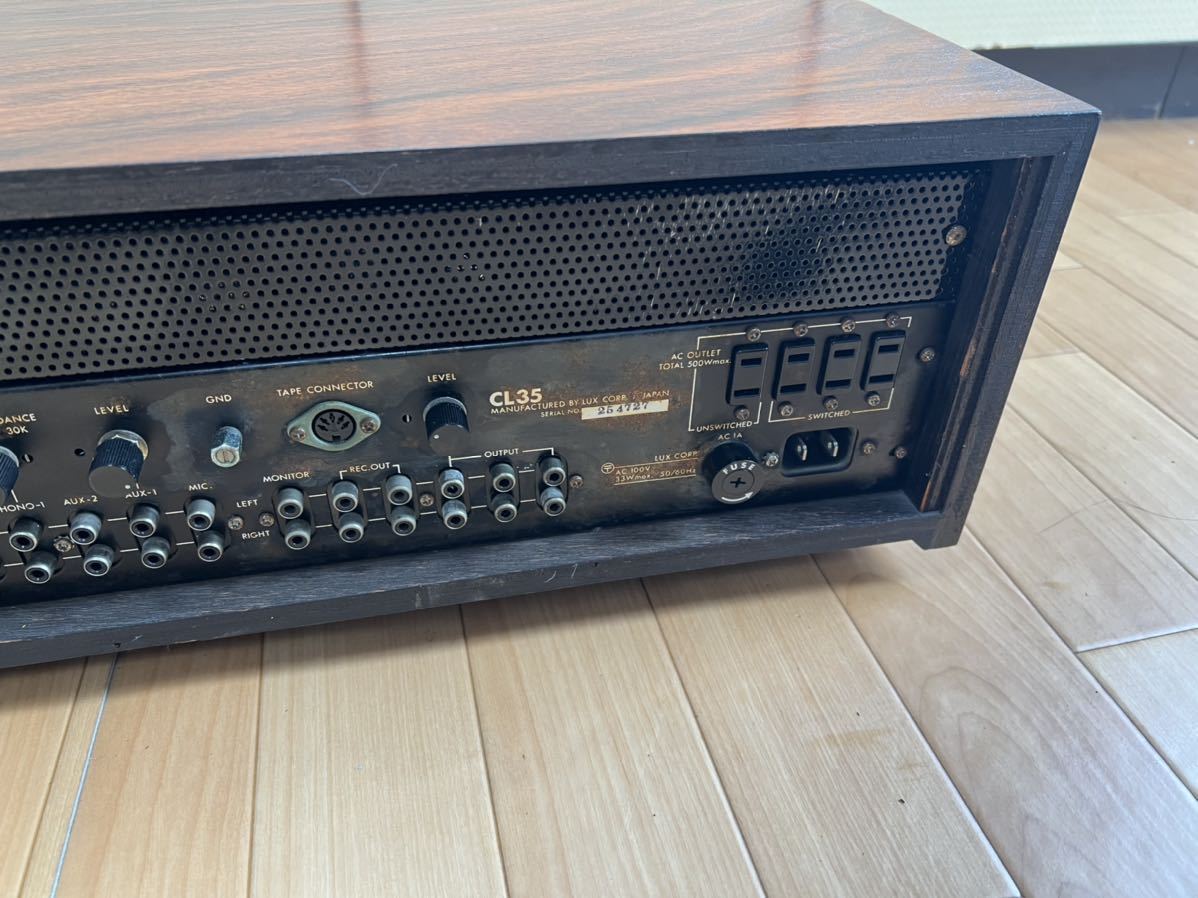 LUXMAN ラックスマン CL 35 真空管コントロール 。動作品。 メーカー