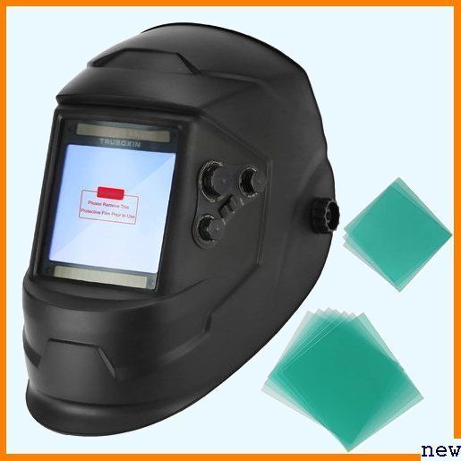 新品送料無料※ 自動遮光液晶溶接面 日本語説明書 交換 予備用保護プレート10 軽量 自動遮光 ソーラー溶接面 自動遮光面 467