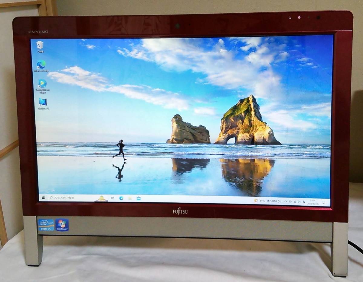 ★FH56/DD(赤) i5-2520M windows10最新版　地デジ、BS、CS、 ブルーレイ★