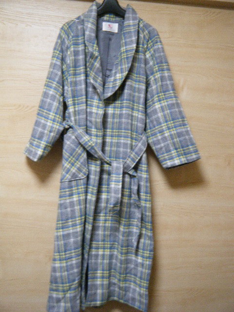 Wacoal ILE SAINT LOUIS　ガウン　サイズM　B9182　未使用タグ付き　ウール　ワコール