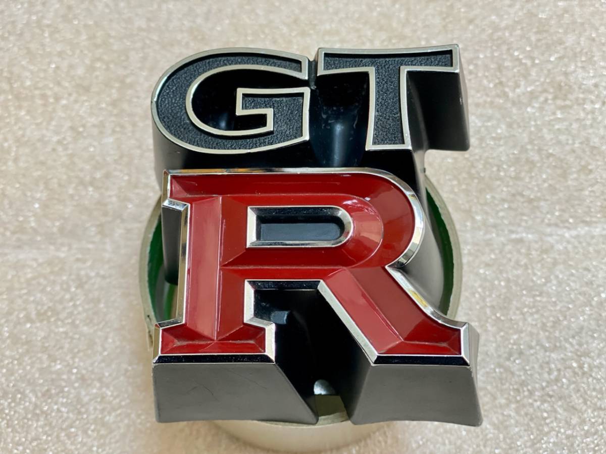 ケンメリ 日産 フロント エンブレム スカイライン 当時物 GT-R 
