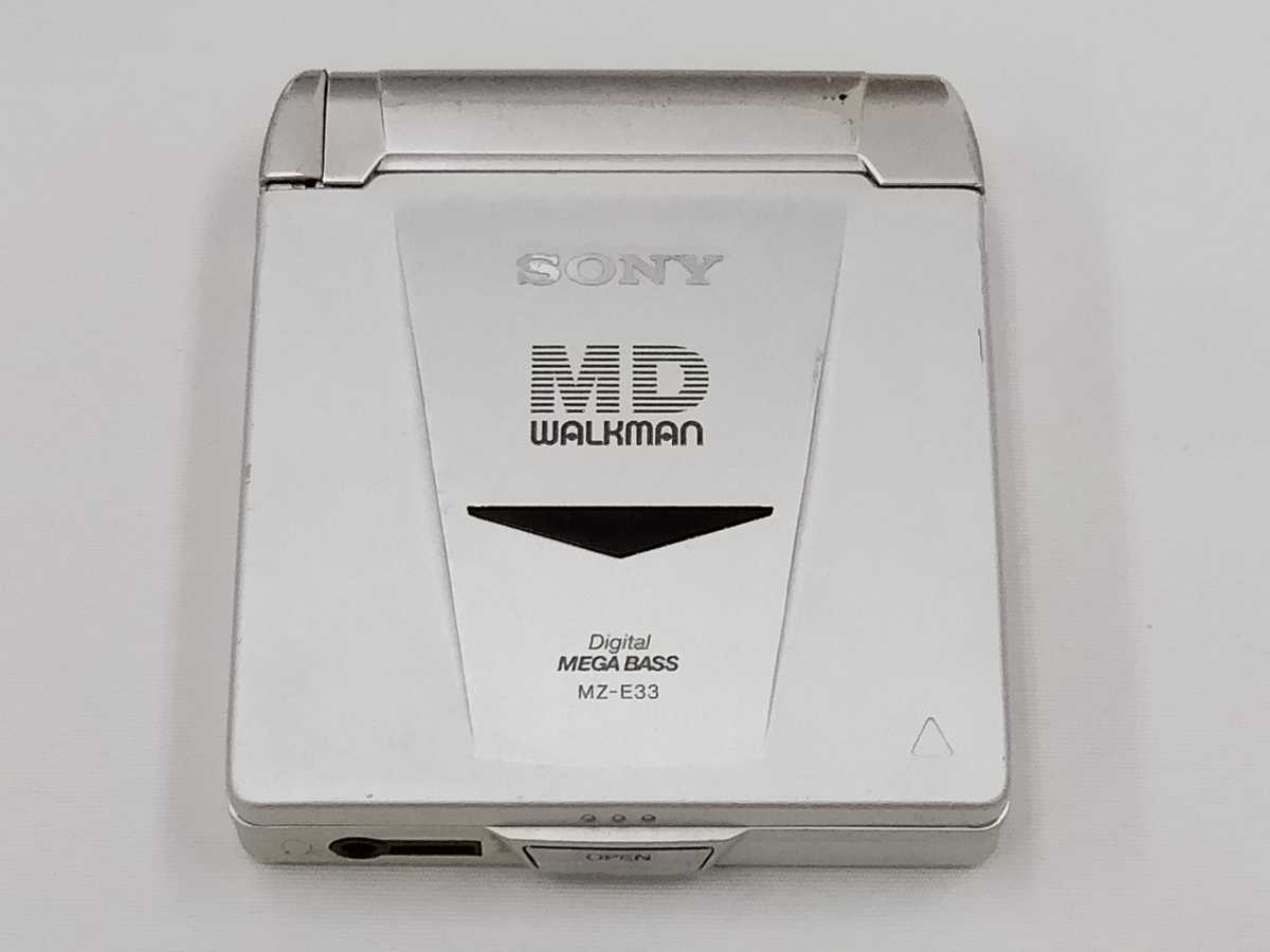 ソニー MDウォークマン MZE33 本体 プレーヤー V41209(再生専用)｜売買されたオークション情報、yahooの商品情報を