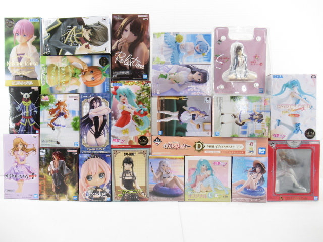 n63195-ty 未開封○23個セット SPM ESPRESTO coreful 一番くじ等 リゼロ 初音ミク 五等分の花嫁 SAO 冴えカノ他 [054-221205]