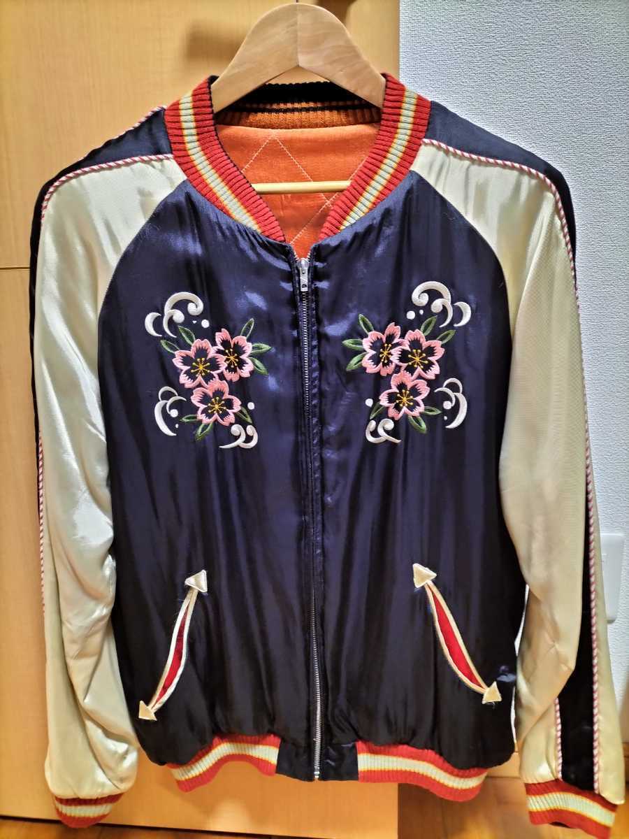 スカジャン 零戦 CROPPED HEADS クロップドヘッズ Lサイズ