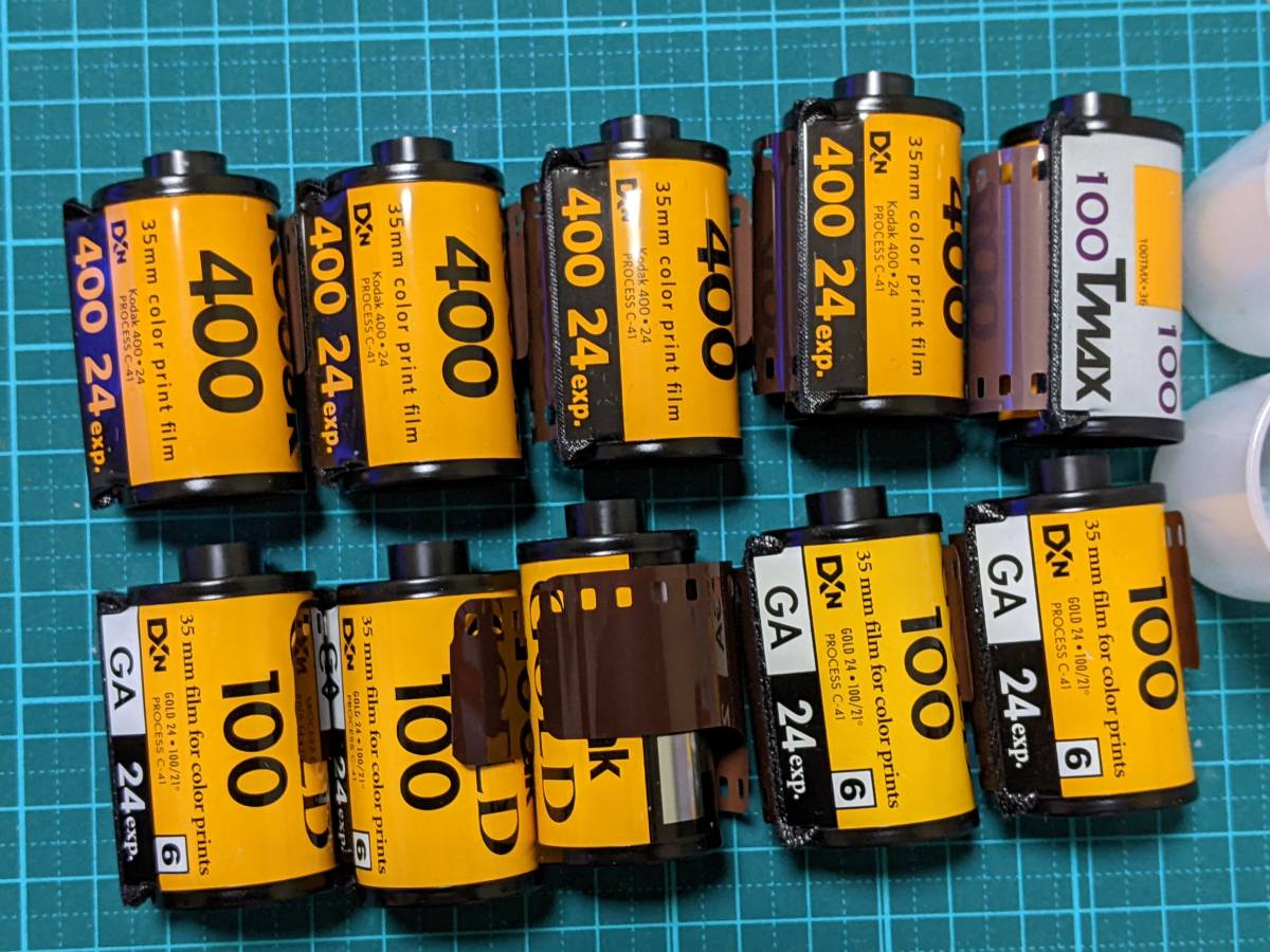 期限切れ　KODAK　フィルム　１０本 KODAK コダック 期限切れ ネガフィルム 10本まとめて ISO100 ISO400