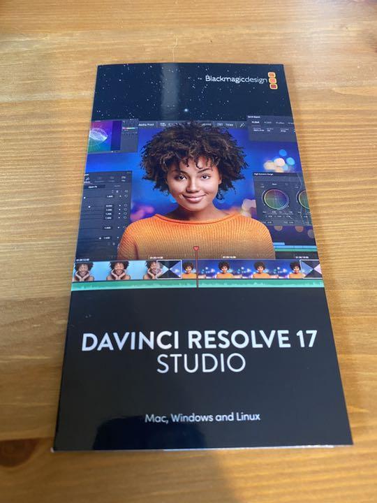 Davinci Resolve Studio （未使用） Davinci Resolve Studio 正規版 ライセンス 未使用DaVinci 【公式通販】