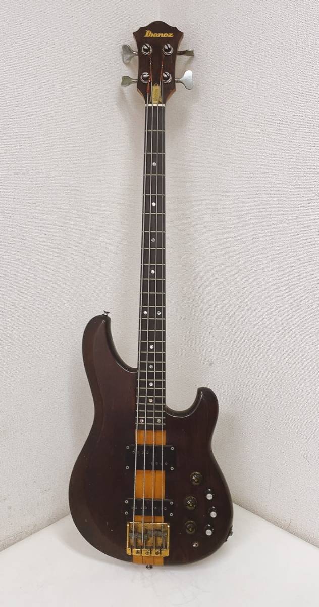 ☆珍品【Ibanez ベース】ビンテージ /アイバニーズ /美しい木目調 /エレキベース /L825206 /N412-425