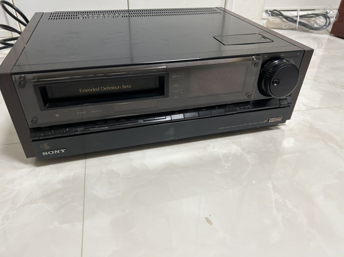 SONY EDベータ EDV9000 ジャンク品 EDV-9000 ソニー SONY | 通電確認