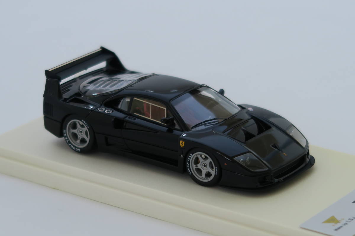 メイクアップ 1/43 フェラーリ F40コンペティツィオーネ ブラック 