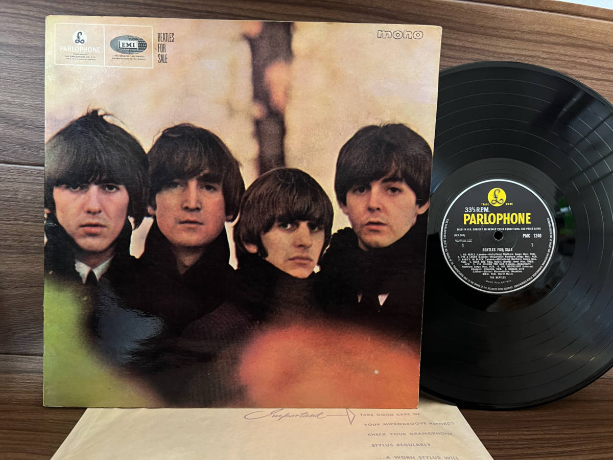 英LP The Beatles For Sale UK盤 Mono フォーセール MONO SALE FOR ビートルズ／BEATLES 英国オリジナル盤 3N⁄3Nマト KT