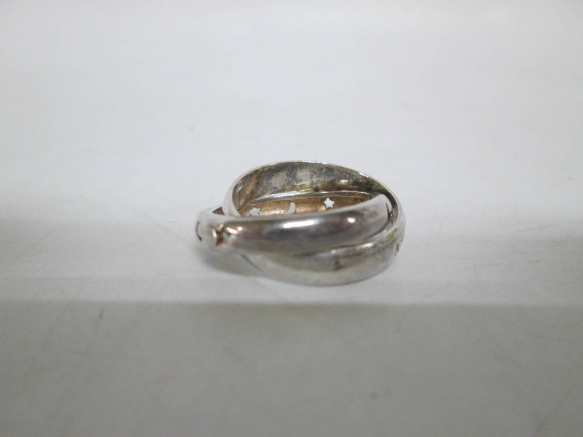 1220 U7323】 ケンゾー KENZO PARIS 2連 925s シルバーリング 12～13号 