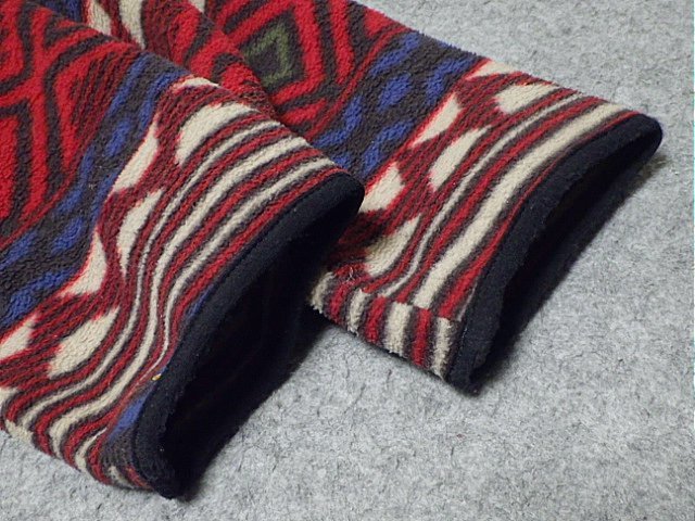 Patagonia パタゴニア フリース スナップT Sサイズ 総柄プリント 
