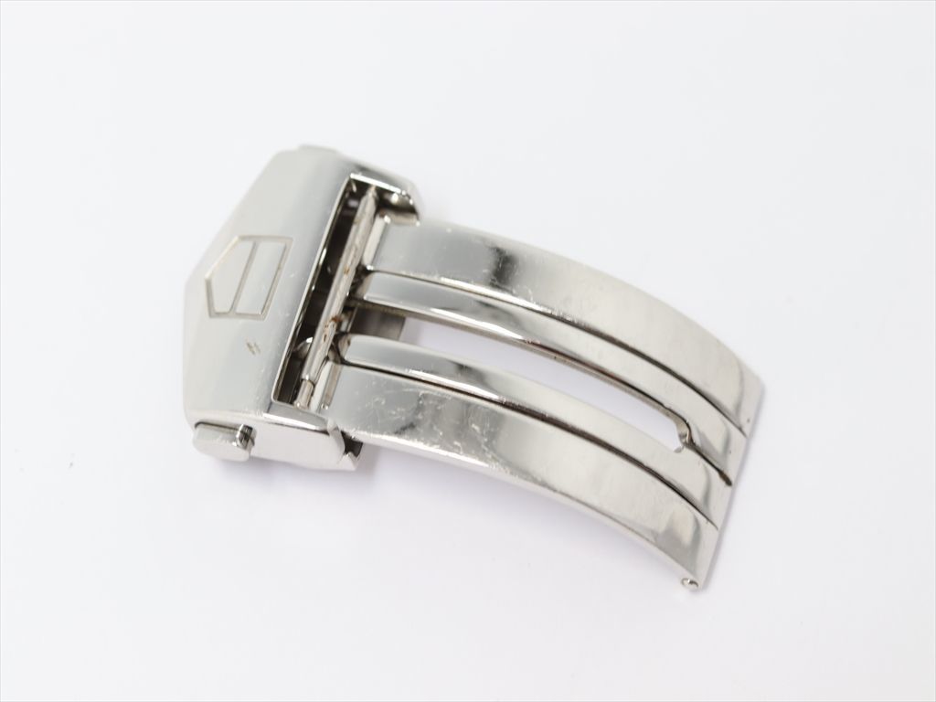 1円 良品 タグホイヤー 純正尾錠 バックル 18mm用 シルバーカラー メンズ腕時計用 2000000 MTM