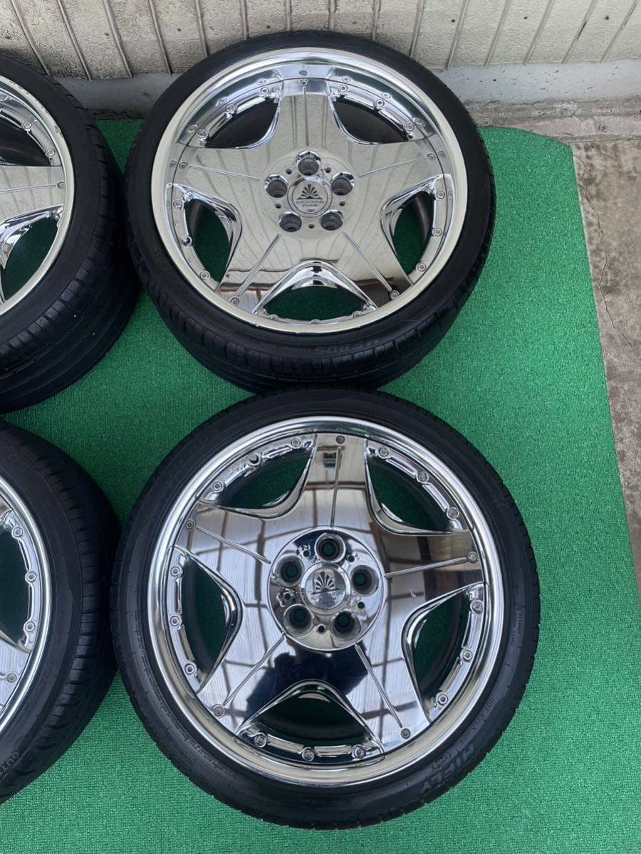希少AUTO COUTUREオートクチュール メッキ 19インチタイヤ・ホイール4 