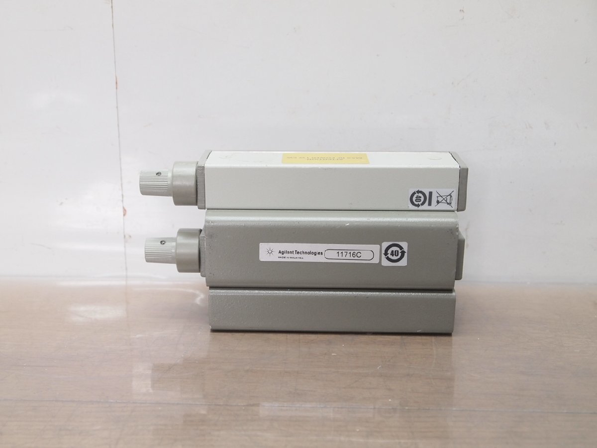 【限定SALE，低価】 ☆【1R1216-9@1】 ① Agilent アジレント アッテネーター 11dB/110dB 8494A/8496A 2台セット 動作保証