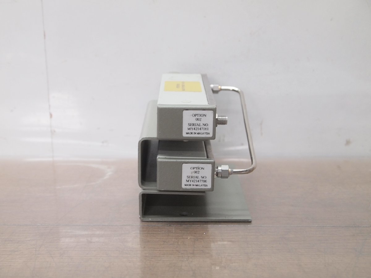 【限定SALE，低価】 ☆【1R1216-9@1】 ① Agilent アジレント アッテネーター 11dB/110dB 8494A/8496A 2台セット 動作保証