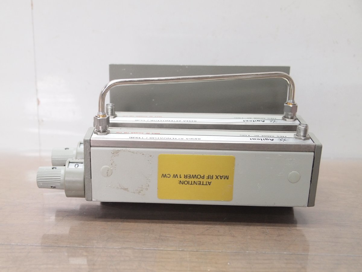【限定SALE，低価】 ☆【1R1216-9@1】 ① Agilent アジレント アッテネーター 11dB/110dB 8494A/8496A 2台セット 動作保証