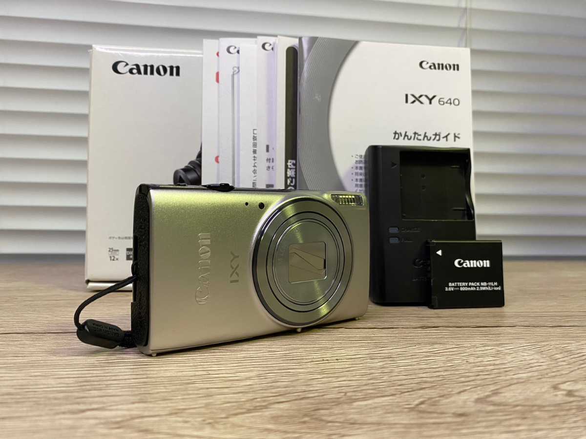 公式 店 Canon キヤノン IXY 640 元箱付き コンパクトデジタルカメラ #47