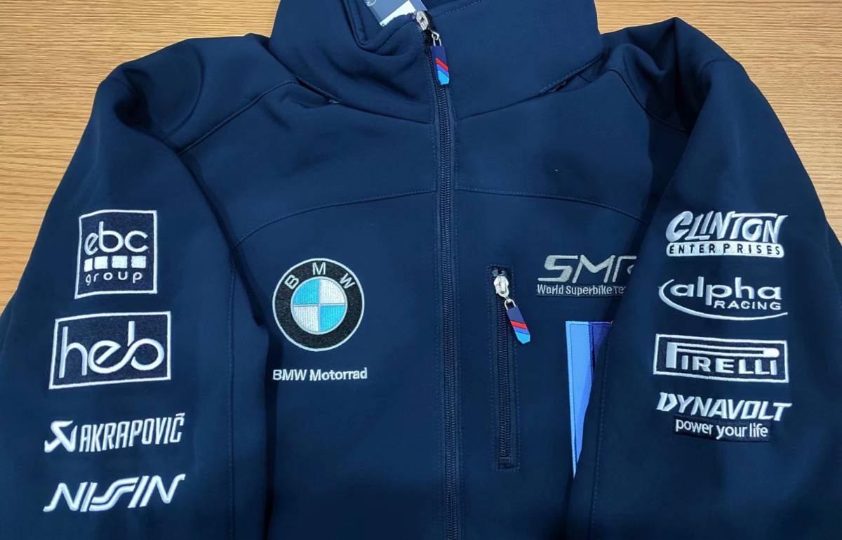 本物 ☆BMW Mottorad WSBK Team Softshell Jacket ソフトシェル 