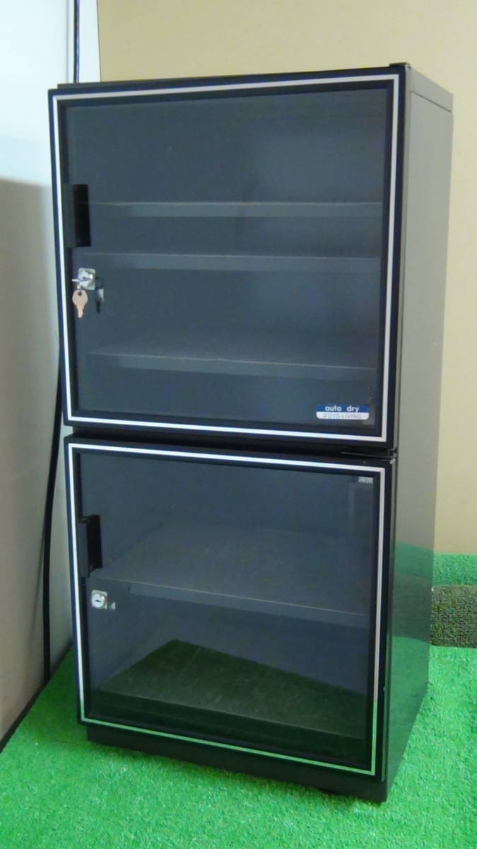 S662★簡易清掃 消毒済★鍵付き TOYO LIVING 東洋リビング オートドライ 防湿庫 ED-１00型 動作品 保証付 店頭手渡しOK★2212