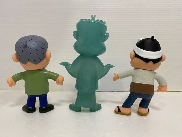 矢崎創業　アロッ子　ソフビ人形 3体セット☆ア太郎・デコッ八・×五郎☆もーれつア太郎☆ソフビ人形