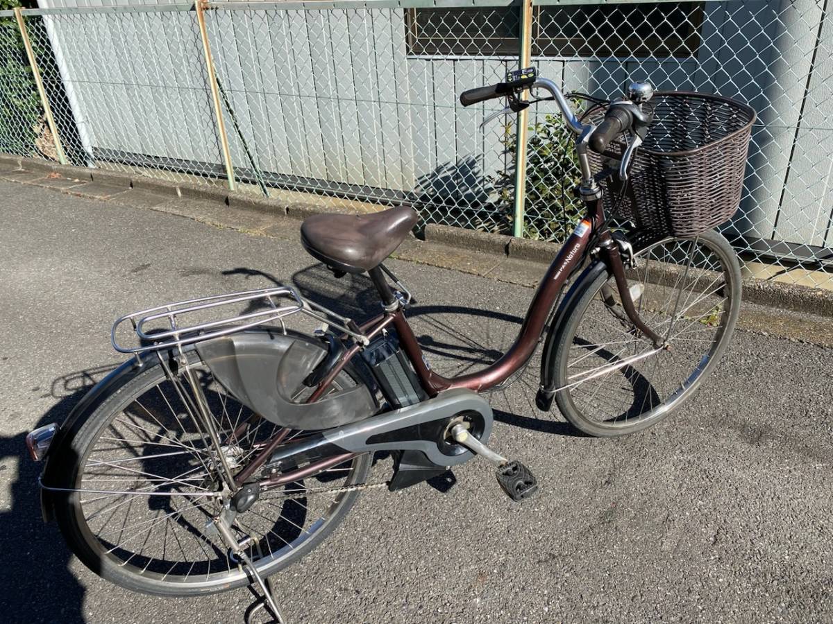 点検込み。中古品 電動アシスト自転車 26インチ 3段式 YAMAHA製 26