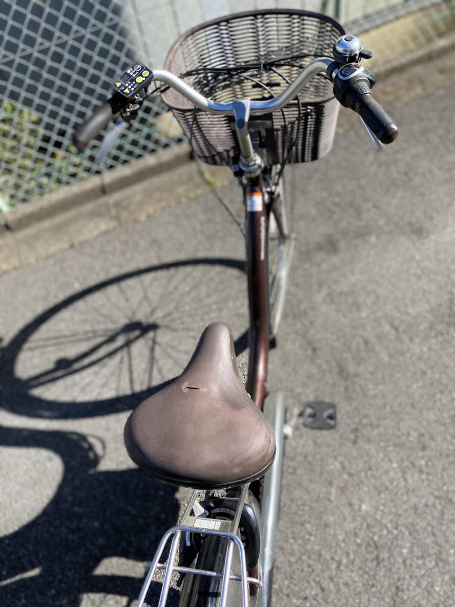 点検込み。中古品 電動アシスト自転車 26インチ 3段式 YAMAHA製 26