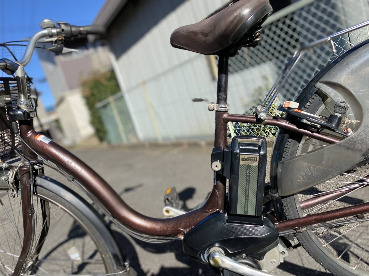 点検込み。中古品 電動アシスト自転車 26インチ 3段式 YAMAHA製 26