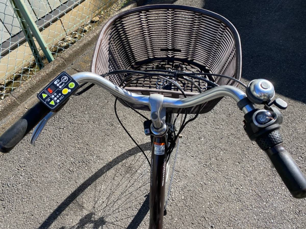 点検込み。中古品 電動アシスト自転車 26インチ 3段式 YAMAHA製 26