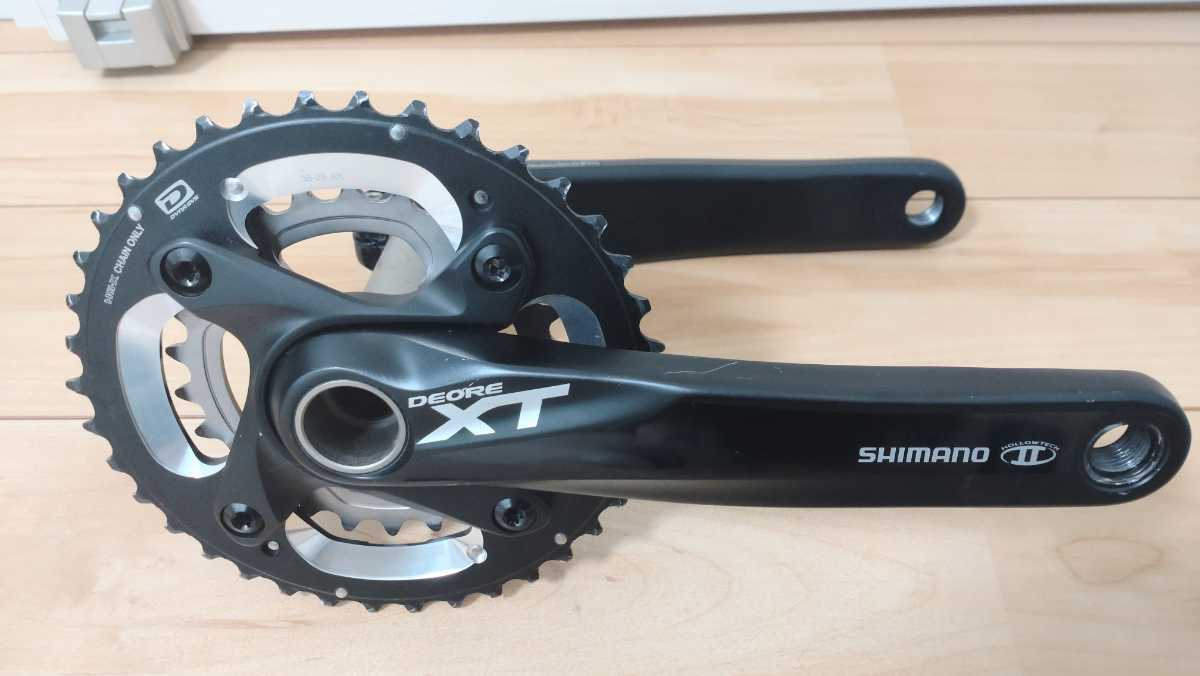 自転車 SHIMANO DEORE XT クランクセット FC-M780 175mm 自転車 SHIMANO DEORE XT クランクセット FC-M780 175mm