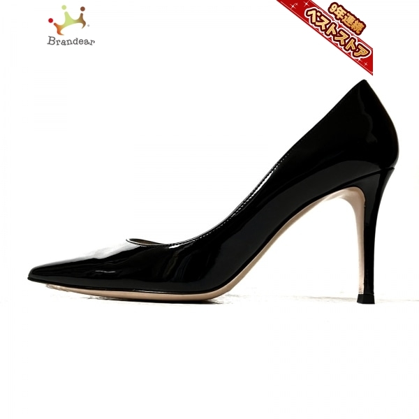 ジャンヴィト・ロッシ Gianvito Rossi パンプス 37 1/2 - エナメル