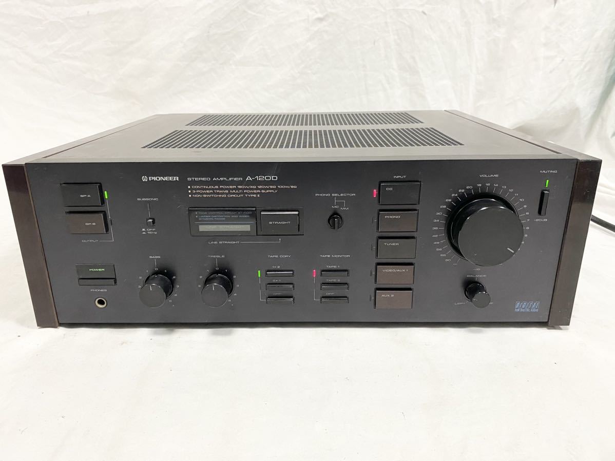 12K006 PIONEER パイオニア A-120D STEREO AMPLIFIER ステレオアンプ プリメインアンプ オーディオ 音響 ...