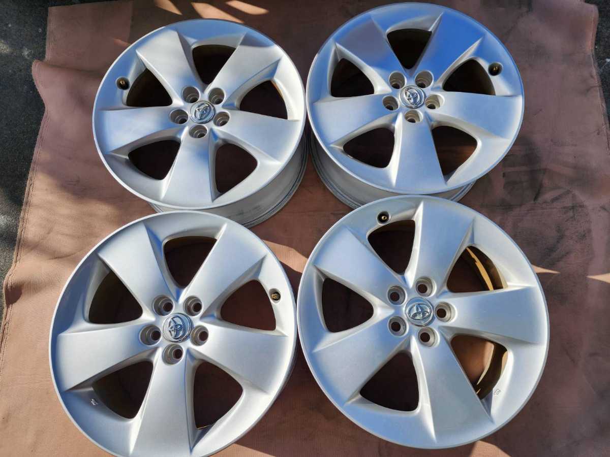 ★傷少ない★30　プリウス 純正 17インチアルミホイール 　4本セット★★Sツーリング★