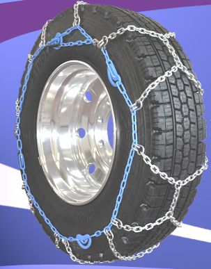 送料無料SCC新品トラック&バス用軽量金属亀甲タイヤチェーン12R22.5