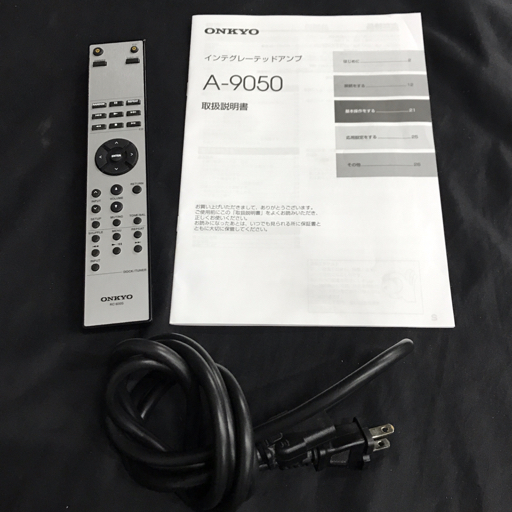 ONKYO A-9050 INTEGRATED AMPLIFIER プリメインアンプ オーディオ機器