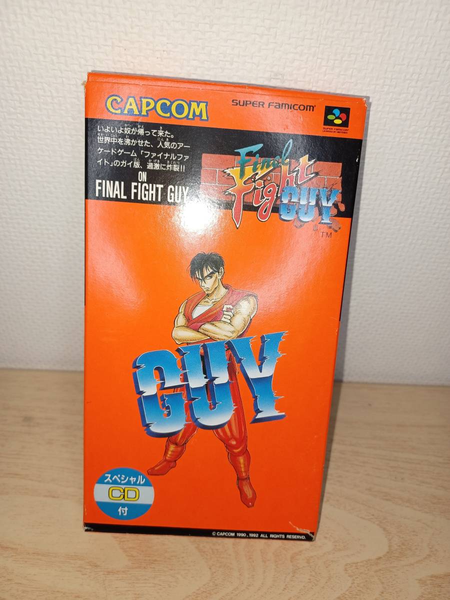  SFC ファイナルファイト ガイ Final Fight GUY スペシャルCD 説明書付き スーパーファミコン(アクション)｜売買されたオークション情報、yahooの商品情報をアーカイブ公開 - オークファン タイトル