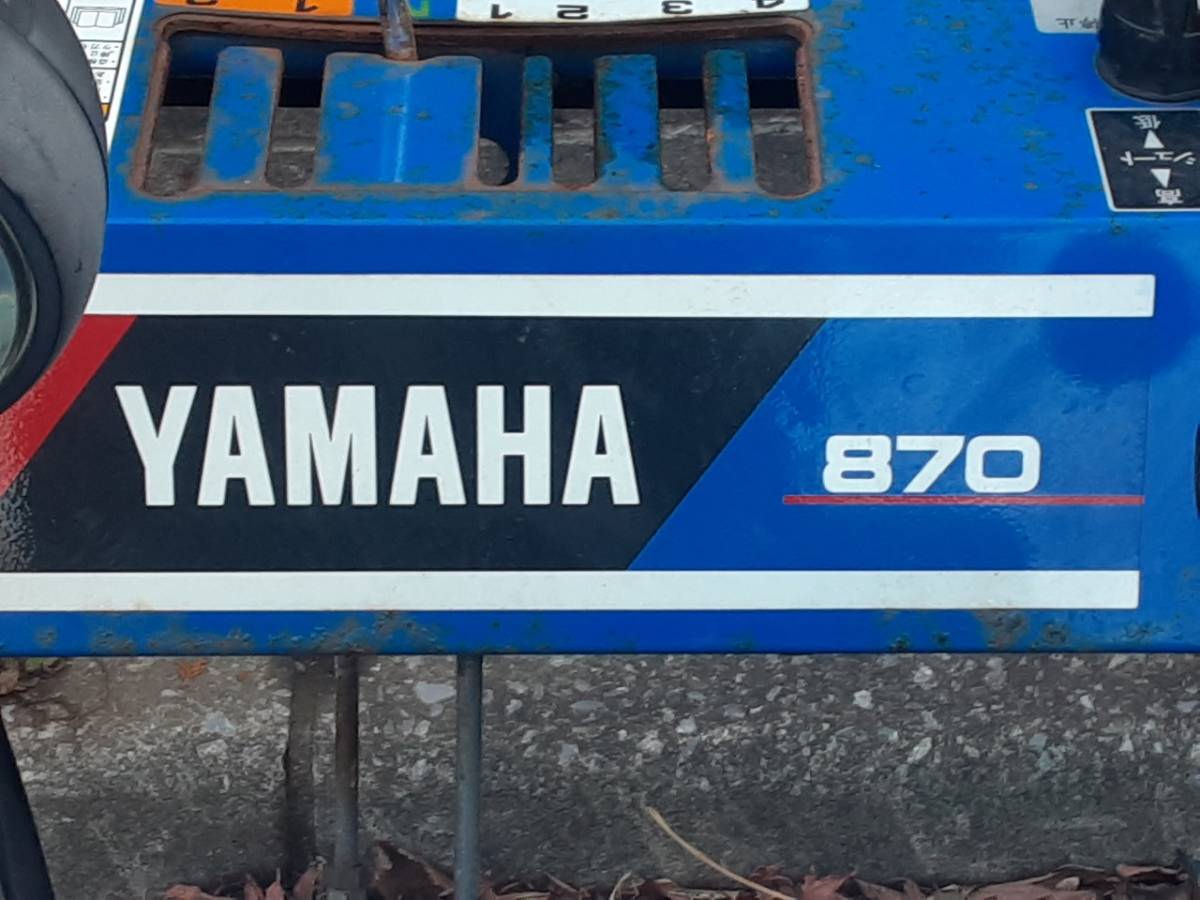 ②YAMAHA 除雪機 YSM870 セル始動可 動作確認済み 八戸発 YAMAHA ヤマハ 除雪機 YSM870 一部動作確認済 セル,リコイル