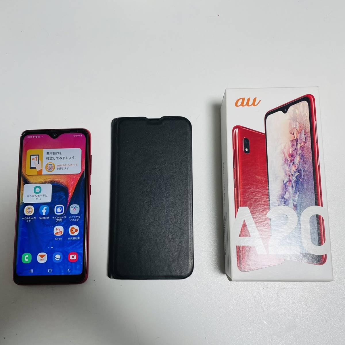 HOT，限定セール ほぼ の極上 au SAMSUNG Galaxy A20 SCV46 レッド(Android)｜売買されたオークション情報、yahooの商品情報をアーカイブ公開 - オークファン Android