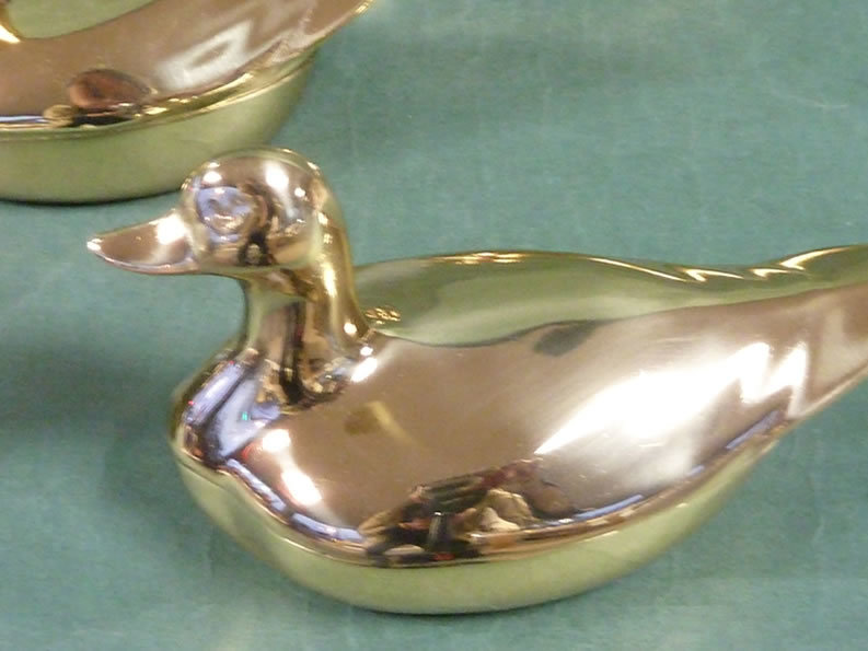 スワン 白鳥 金属 真鍮 置物 小物入れ swan アンティーク雑貨 オブジェ