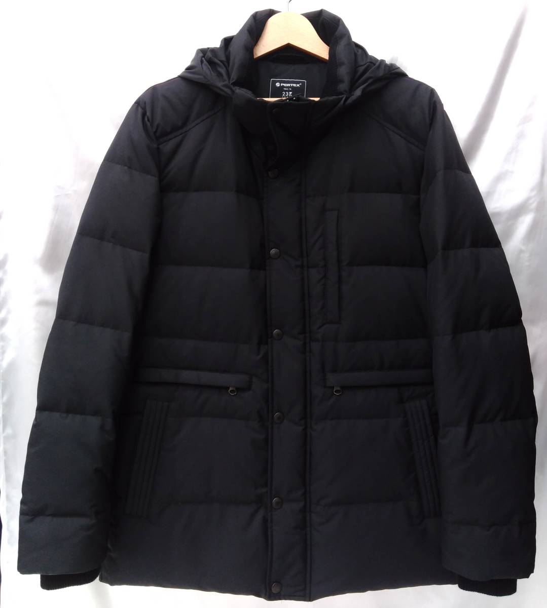 23区 HOMME ダウンジャケット PERTEX 黒 ブラック サイズ48 23区 HOMME 