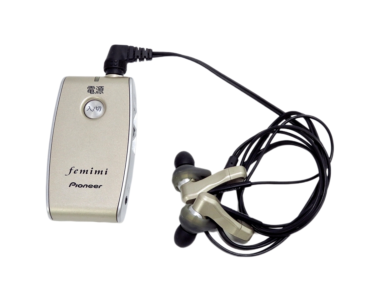 人気，お買い得 PIONEER femimi VMR-M700 パイオニア フェミミ ボイスモニタリングレシーバー 集音器 補聴器 ゴールド イヤホン付き 003FEZI82(補聴器)｜売買されたオークション情報、yahooの商品情報をアーカイブ公 補聴器