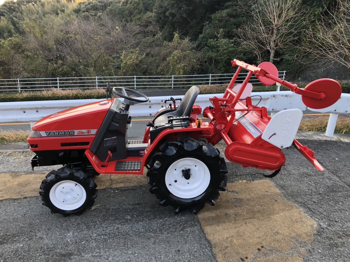 中古品 *YANMAR トラクターヤンマー Ke-3D 4輪駆動 前輪/後輪 284 中古品 *YANMAR トラクターヤンマー Ke-3D 4輪駆動 前輪/後輪 284