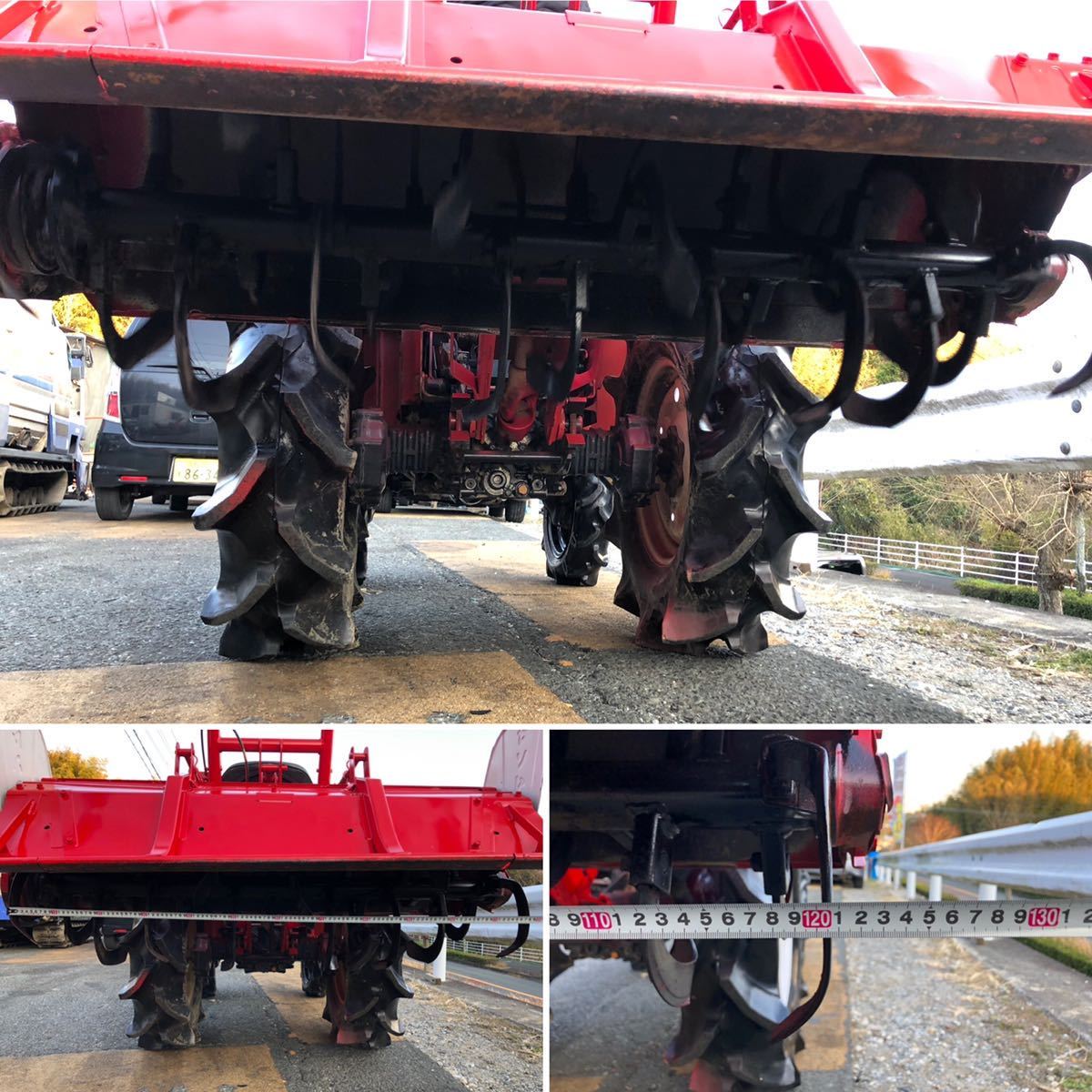中古品 ＊YANMAR トラクターヤンマー Ke-3D 4輪駆動 前輪/後輪 485 