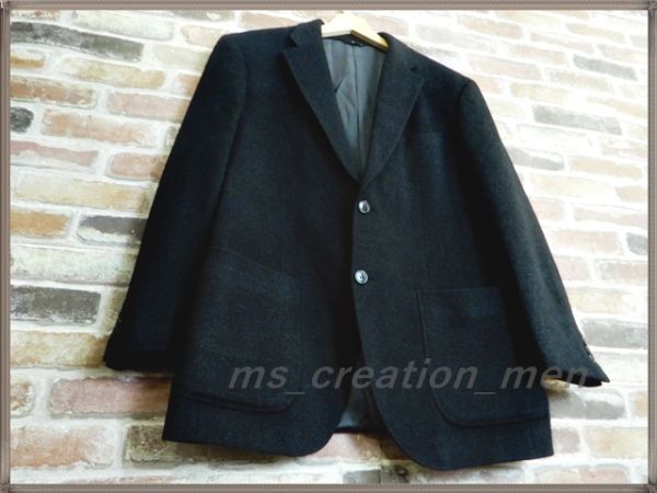 ◎8225 高級素材アンゴラ＆シルク◇LANVIN ランバン◇メンズ 超滑らか