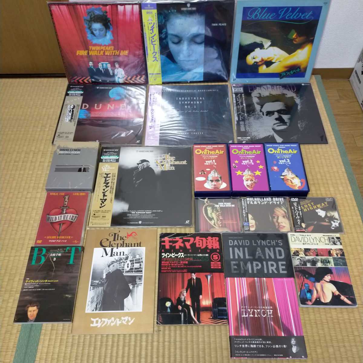 DAVID LYNCH デイヴィッド・リンチ LD/DVD/VHS/CD/BOOK まとめて TWIN